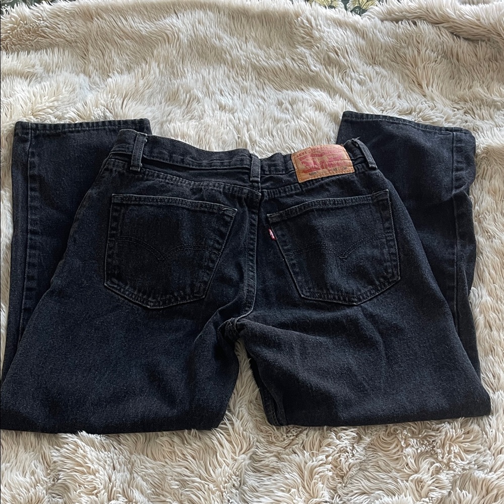 Levi’s 550 jeans in black denim 31x30